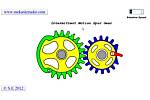 Intermittent Motion Spur Gear