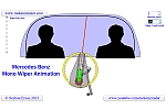 Mercedes Benz Mono Wiper Animation