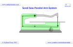 Scroll Saw Parallel Arm System