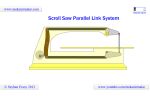 Scroll Saw Parallel Link System