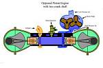 Two Crank Opposed Piston Engine